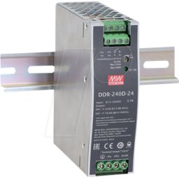 MEAN WELL DDR-240D-24 - CONVERTIDOR CC/CC, 240 W, 24 V, 10 A.