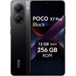 Pocophone POCO X7 Pro 12GB + 256GB Móvil libre. Negro 256 GB + 12 GB RAM