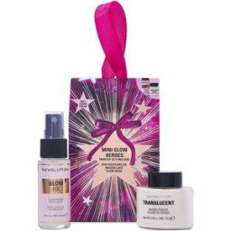 Revolution Make Up Dúo De Fijadores De Maquillaje Iluminador Estuche 2 pz