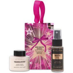 Revolution Make Up Dúo De Fijadores De Maquillaje Mate Estuche 2 pz