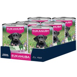 Eukanuba Puppy rico en cordero con patatas - Pack % - 48 x 400 g