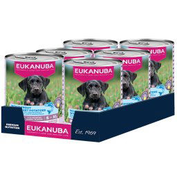 Eukanuba Puppy rico en trucha con batata - Pack % - 12 x 400 g