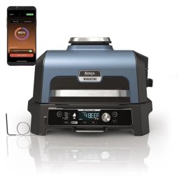 Ninja Woodfire Pro Connect XL Barbacoa Eléctrica con Ahumador y Sensor Digital 1700W