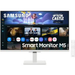 Samsung Smart Monitor M50F M5 27" FullHD 60Hz IPS Smart HDR10 Altavoces WiFi Bluetooth Blanco