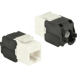 DELOCK 86266 - Conector hembra Keystone RJ45 > LSA sin herramientas Cat.6a UTP