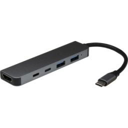 INTER-TECH IT88885664 - Hub USB 5 Gb/s, 4 puertos, negro