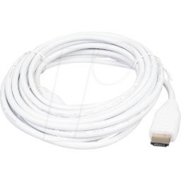 RPI HDMI-HDMI 4 - Raspberry Pi - Cable, HDMI a HDMI, 5 m, blanco