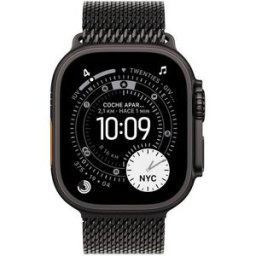 Apple Watch Ultra 3 2025 GPS + cellular 49mm titanio negro milanese loop M negro