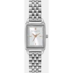 Olivia Burton Reloj de mujer Rentangle 24000012 de acero. Plata