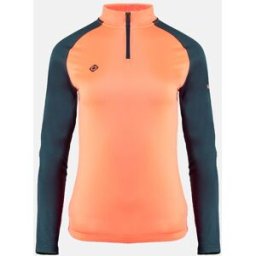 Izas Camiseta de mujer TAKU W . Naranja / Azul marino L