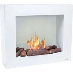 CLIMACITY Chimenea Bioetanol 1,75 kW Bestbio con Regulador de Llama 1,2 l. Blanco