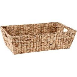 El Corte Inglés Cesta con dos asas Jacinto de agua . Natural Grande