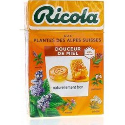 RICOLA Caramelos de Hierbas Suizas Sabor Miel 50g