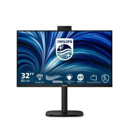 Monitor Philips 32B2U3601H 31.5" Quad HD 100Hz IPS USB-C Altura WebCam 4ms