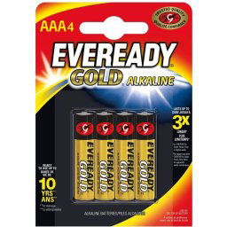 Energizer Eveready Gold Pilas Alcalinas AAA LR03 4 Unidades