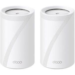TP-Link Sistema Wi-Fi 7 Mesh Deco BE65, BE11000, IA, Seguridad Avanzada, Puertos 2.5 Gbps, Pack de 2. Blanco