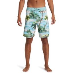 Quiksilver Bañador de hombre Highline Scallop 19' . Azul claro M