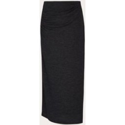 Vince Falda midi de lana. Gris XS