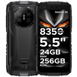 Smartphone DOOGEE Fire 3 Ultra 6GB 256GB 5.5" 4G Dual SIM Batería 8350mAh Android 15 Negro
