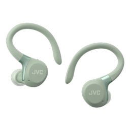 Auriculares JVC HA-EC75T-G-U inalámbricos Bluetooth deportivos con protección IP57, micrófono y carga USB-C, color verde