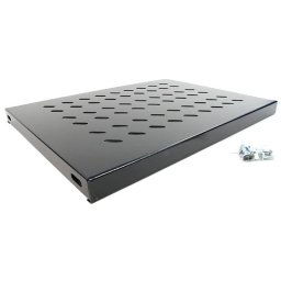 Powergreen Bandeja Fija 1U para Armario Rack de 19" con Fondo de 60cm
