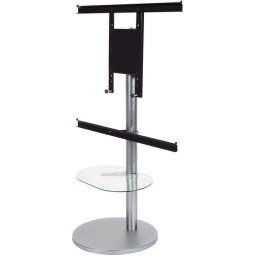 Norstone Tiblen SB Soporte TV y Barra de Sonido VESA hasta 700 Negro/Plata