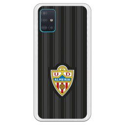 Funda Licencia Oficial UD Almería Fondo Negro para Samsung Galaxy A51