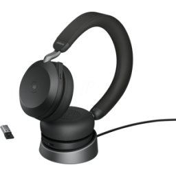 JABRA JA 27599-999-989 - Auriculares, Evolve2 75, USB-A, MS Teams, con base de carga, neg