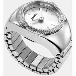 Fossil Reloj de mujer Ring Watch ES5245 de acero inoxidable. Blanco