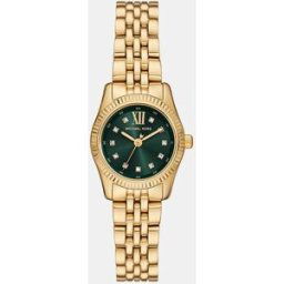 Michael Kors Reloj de mujer MK4842 de acero dorado. Verde
