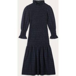 Maria de la Orden Vestido midi Aleria de algodón. Gris S