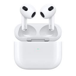 Auriculares Apple AirPods 3 inalámbricos Bluetooth uso diario y llamadas resistentes al agua blancos
