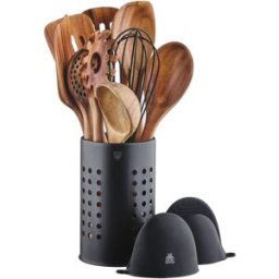 Björn Set de utensilios de cocina de madera de acacia - 12 piezas