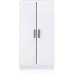 duehome Zapatero Liam 55 melamina, blanco, 55 x 108 x 36