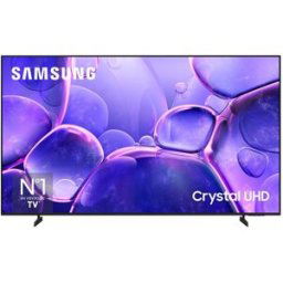 Samsung TV LED 189cm (75') Crystal TU75U8075FUXXC 4K PANTONE Smart TV. Negro