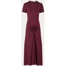 Victoria Beckham Vestido midi. Burdeos XL