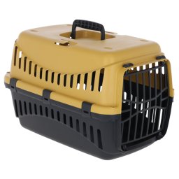 Kerbl Expedion transportín para mascotas - amarillo / gris oscuro: 45 x 30 x 30 cm (L x An x Al)