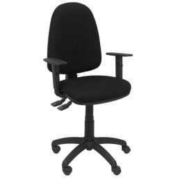 Piqueras y Crespo Tribaldos Silla Oficina con Brazos Regulables Negra
