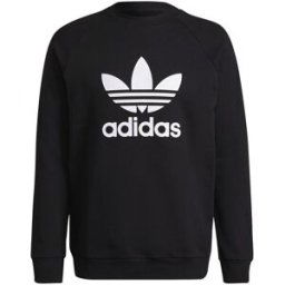 Adidas Sudadera de hombre Trefoil Originals. Negro / Blanco XL