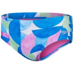 Speedo Bañador de natación para hombre Mens 13cm Club Training Allover Brief . Rosa S