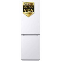 LG Frigorífico combi Total No Frost, 186 cm, 344 l, inox- GBV5140DSW. Blanco