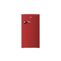 Frigorífico VOK Retro 84cm 85L E Rojo Puerta Reversible Cool Zone LED Silencioso
