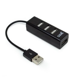 Cool Hub USB a 4x USB Negro
