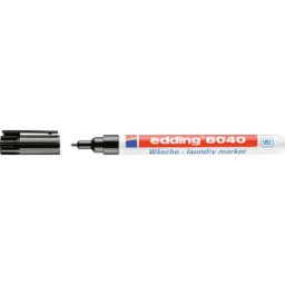 EDDING 8040SW - Marcador de ropa, negro