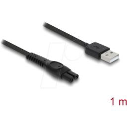 DELOCK 90981 - Cargador de afeitar Cable de repuesto PHILIPS 1,0 m.