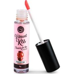 SECRET PLAY Lip Gloss Vibrant Kiss Strawberry Gum 6g