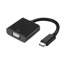 Aisens A109-0347 Conversor USB-C/M a VGA Negro 15Cm