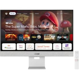 ASUS ZenScreen Smart MS27UC 27" LED IPS UltraHD 4K Altavoces Altura Ajustable Google TV USB-C