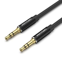 Cable de audio Vention BAXBH 3,5 mm macho a macho 2 m chapado en oro aluminio negro