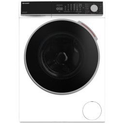 Lavadora Sharp ES-NFL812CWA Carga Frontal 8 kg 1200 rpm A Blanca Vapor Double Jet